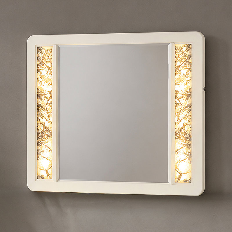 Zimran Wood Flat Mirror