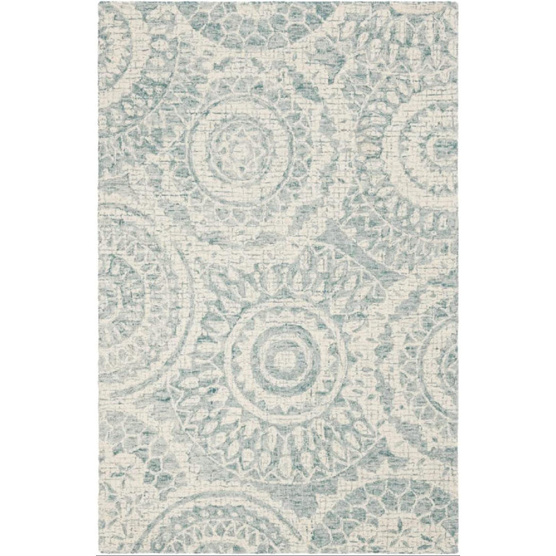 Salerna Hand Tufted Wool Rug, Rectangle 2' x 3'