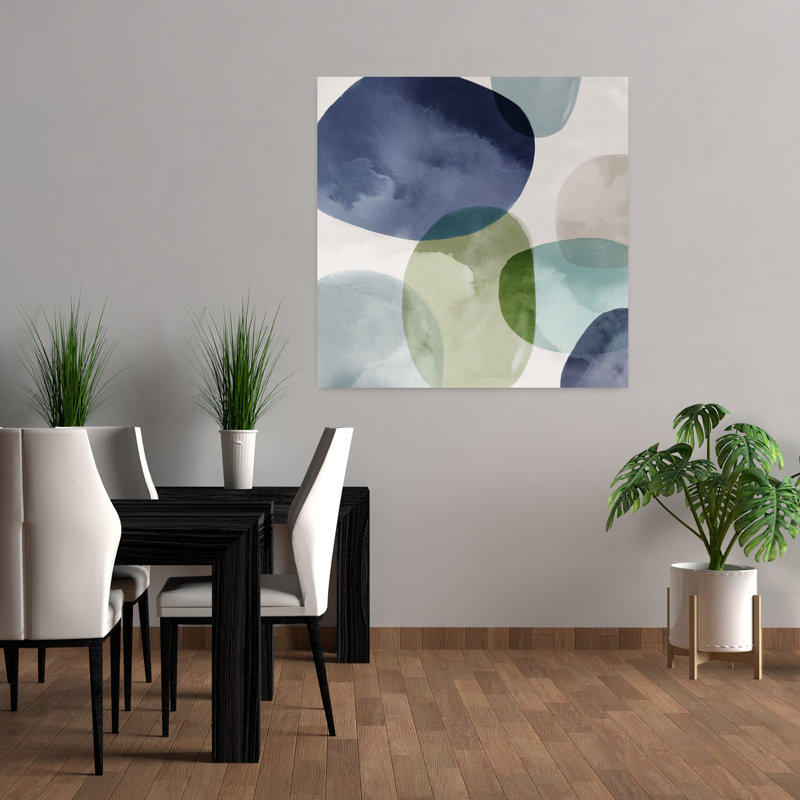 Art mural contemporain abstrait abstrait, H 36 po x l 36 po
