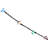 Set Of 3 Led Cherry Blossom Lighted Artificial Tree Branches 2.5' - Multi Coloured-1370434607
