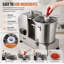 Hakka 12L Commercial Vegetable Cutter, 2000W Electric Food Processor With Limitless Speed Control
