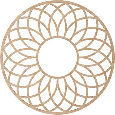 Médaillon de plafond 22 po x 22 po x 7 1/2 po x P 3/8 po