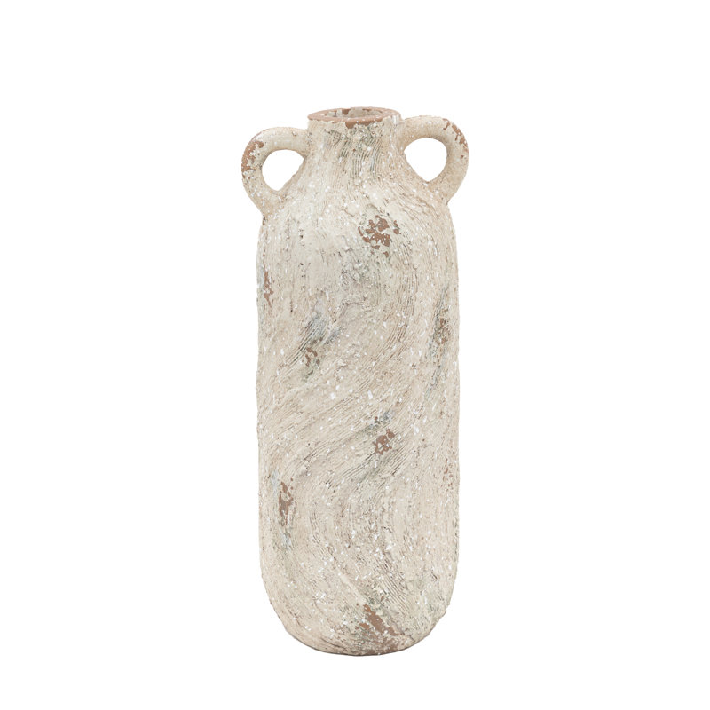 Metal Table Vase, 51 H x 25 W x 25 D cm