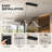 1 - Light Modern Dimmable LED Linear Kitchen Island Pendant Light with Remote Control