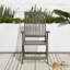 Chaise de patio inclinable