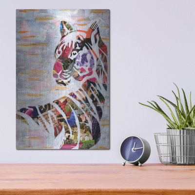 Bungalow Rose 'Tiger' by Artpoptart Metal Wall Art
