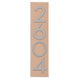 Floating Modern 6" Number Vertical Address Plaque (4 Characters)