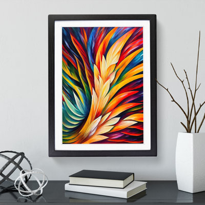 Feather Portrait No.2 - Single Picture Frame Painting