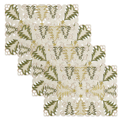 Rameriz Polyester Floral Rectangle Placemat