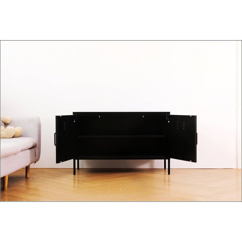 Armoire de rangement robuste en acier avec tablette réglable et pieds de nivellement, armoire métallique multifonctionnelle pour usage domestique, de bureau ou commercial