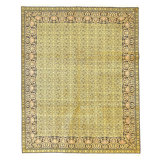 Hand Knotted Wool Oriental Area Rug in Black