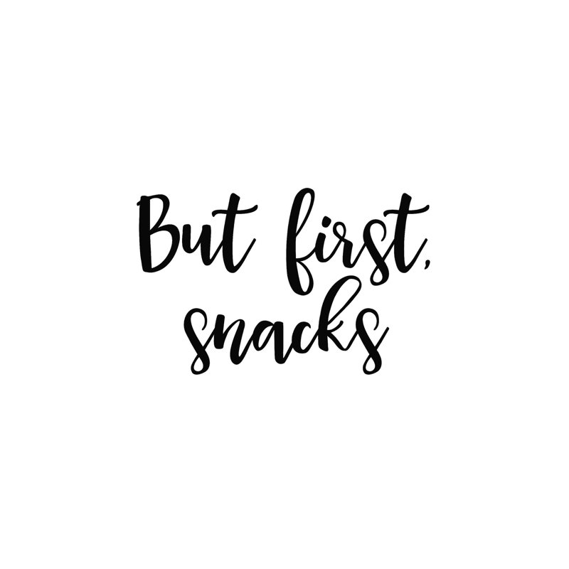 " Snacks ", 20" H x 20" W  