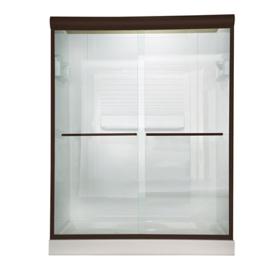 Euro Frameless Clear Sliding Shower Door