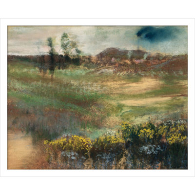 Edgar Degas's Landscape With Smokestacks Print