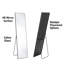 Miroir pleine longueur 59 po x 16 po en alliage d'aluminium, miroir mural ou sur pied avec support-1603456043-1603456042-1603456044