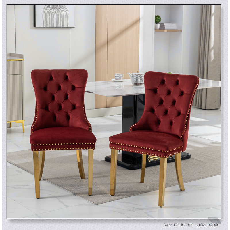 Collection moderne, haut de gamme en bois massif capitonné avec fauteuil contemporain en velours, parfait pour les sièges élégants et confortables
