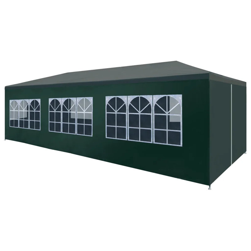 Party Tent, Green, 1m x 9m