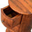 Baruc 32cm W Solid Wood Bedside Table