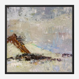 Beach Chair - Artist Enhanced Canvas Print