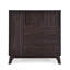 Armoire Mid-Century moderne en faux bois -, hauteur de 38,43 po, intérieur spacieux avec tiroir de rangement en bois chic, largeur de 35,42 po, tablettes et poignées-1661547654