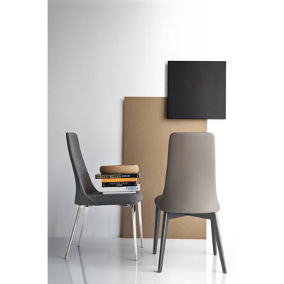 Etoile Upholstered Dining Chair with Wooden Legs