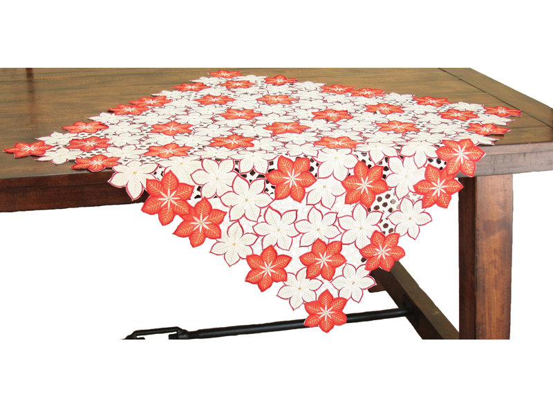 Surmatelas de table de fêtes brodéed nappe Saltz, L 56 po x l 56 po