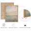 Ensemble d'art mural encadré 2 pièces Sunrise Meadow - impressions de paysage impressionnistes pour le salon ou le couloir-112374836-112374840