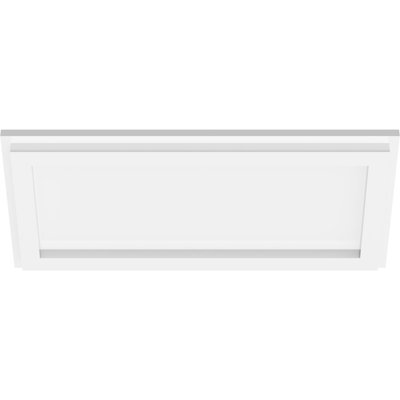 16"W x 8"H x 5 1/2"C x 1"P Rectangle Architectural Grade PVC Contemporary Ceiling Medallion
