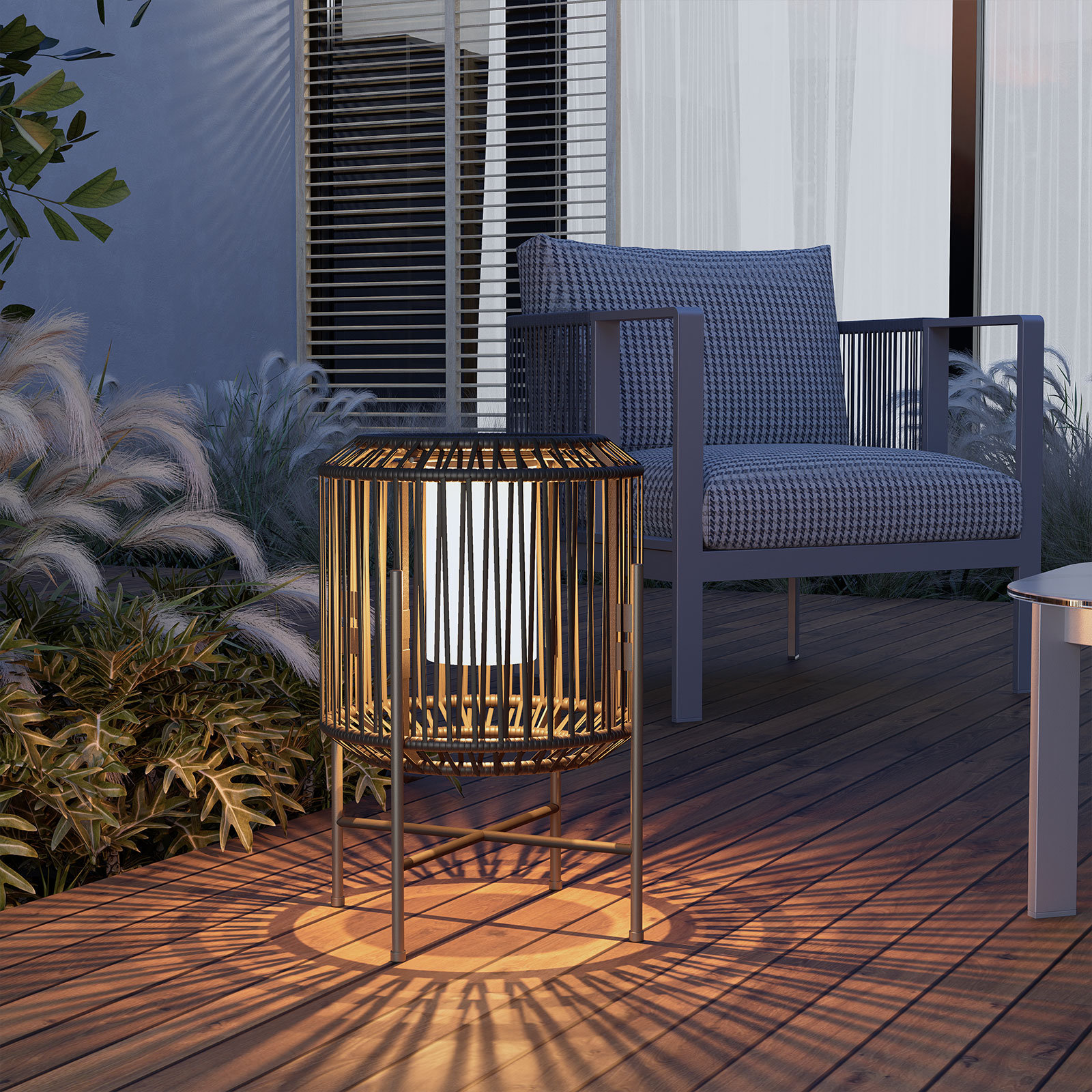 Solar powered deals floor lamp