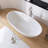 71'' x 35'' Freestanding Soaking Solid Surface Stone Resin Bathtub-123349494