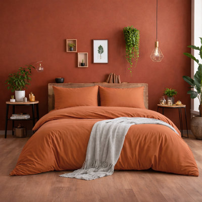 Ultra-Soft Microfiber Plain Duvet Cover Set with Matching Pillowcases - Everyday Bedding