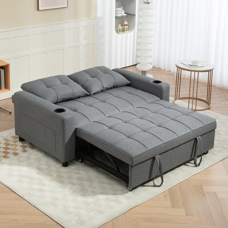 Sherrey 2 Seater Sofa Bed, Grey