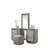 Contemporary Style 1Pc Vanity W/ Stool Metal Legs USB Port Ball Bearing Glides Glass Top Full Length Mirror Bedroom Furniture