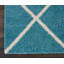 Tapis bleu à motif géométrique Thora-1998201917