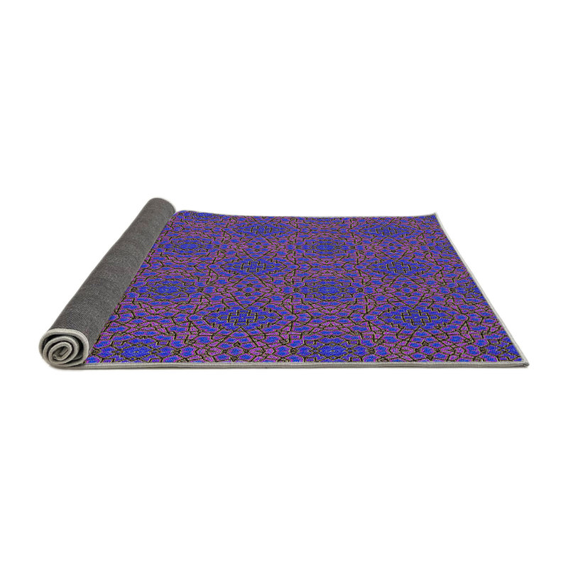 Tapis décoratif bleu, Carré 3 pi
