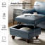 Repose-pieds en cuir avec rangement l 27 po Djuana-115333988