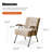 Pattern Colorful Fabric Armchair
