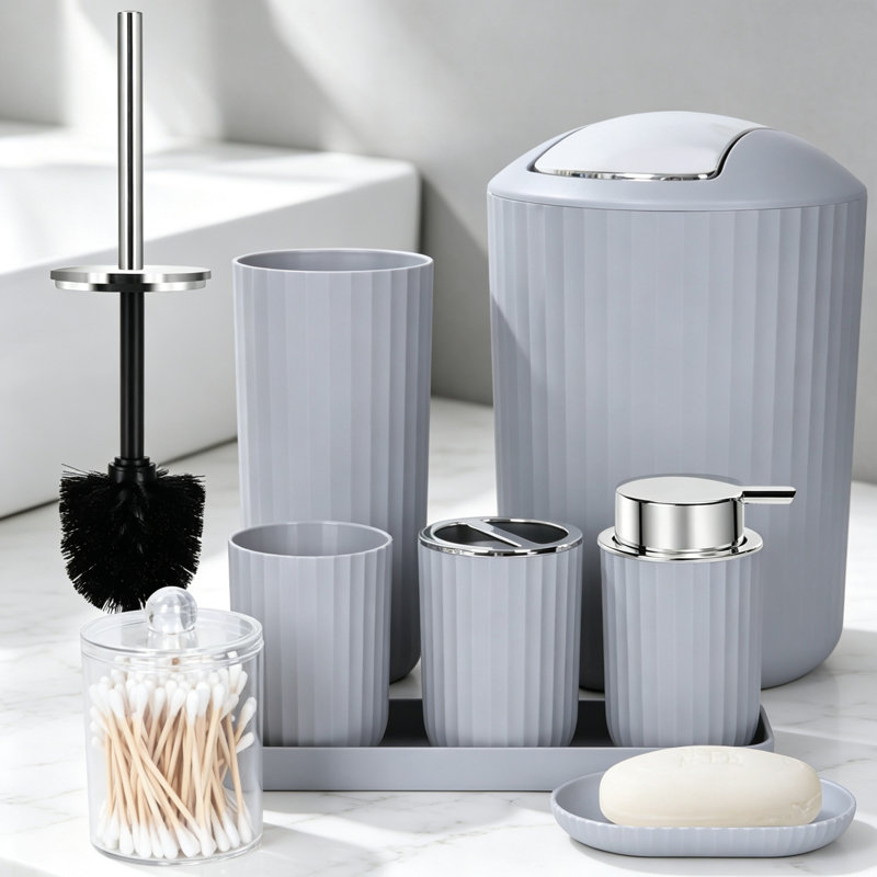 Bathroom Accessory Set Bathroom Tray Tumbler