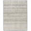 Zoe Rose Hi Lo Area Rug in Ivory/Black