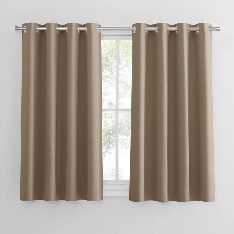Blackout Curtain Pair, Mocha