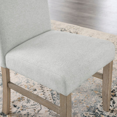 Ensemble de salle à manger rectangulaire à plateau en faux marbre blanc 66 po 5 pièces Louisa