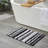 Griffie 100% Polyester Bath Rug Stripe Pattern with TPR Backing Machine Washable Soft & Absorbent Bathroom Rug-500285690-500285677