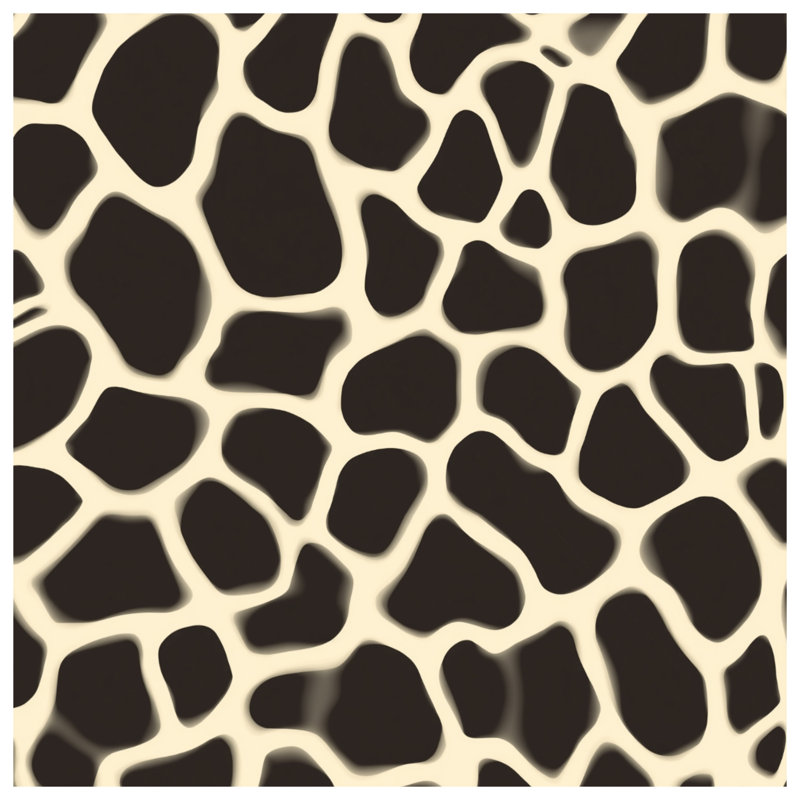Tapis de bain girafe, L 34 po x L 21 po