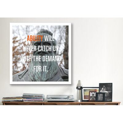 « confucius quot », impression sur toile