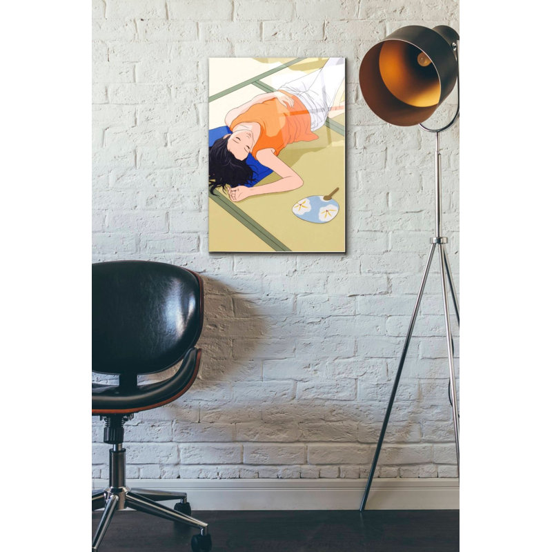 «Sleeping Woman» par Sai Tamiya, H 24 po x l 16 po x P 0,12 po