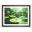 Blissful Water Lily Pond - Single Picture Frame Print-503909042-503909046