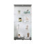 Vitrine à deux portes avec 4 tablettes vitrées et porte pour bibliothèque de salon, 64,7 po x 31,7 po x 14,3 po-1534895576