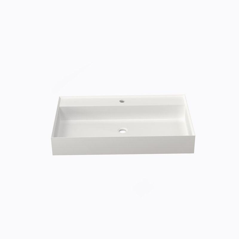 Stone Resin Solid Surface Bathroom Vanity Basin Sink