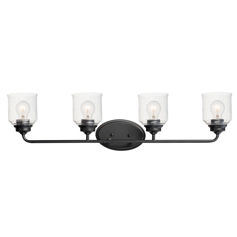 Nunez 4 - Light Dimmable Vanity Light, Black
