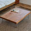 Table de bout moderne en bois massif de cerisier